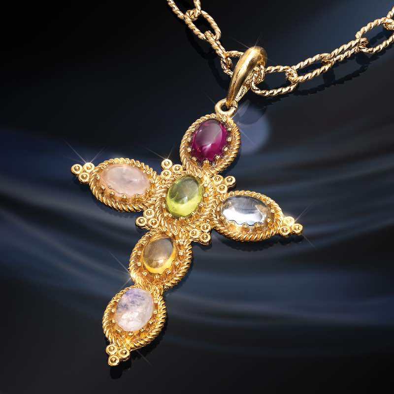 Divine Cross Pendant plus chain